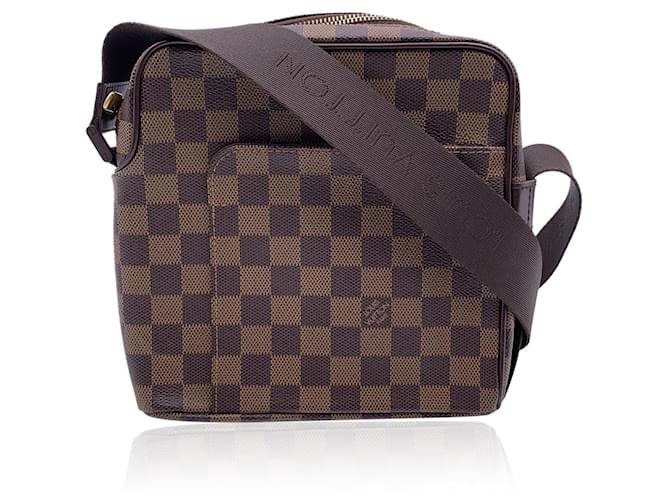 Louis Vuitton Crossbody Bag Olav Brown Cloth  ref.1258492