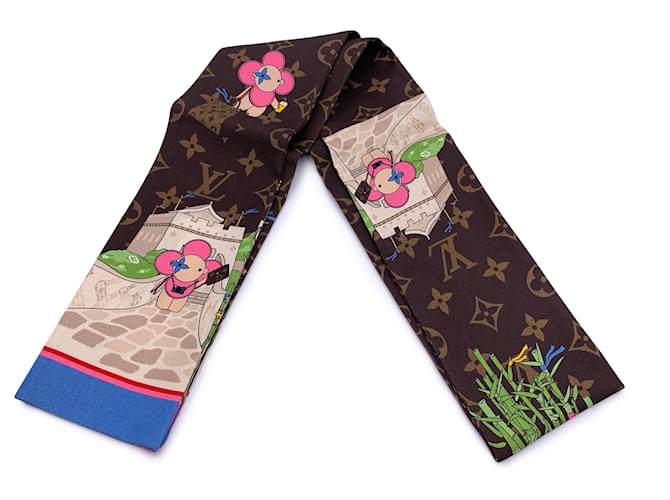 Vivienne Louis Vuitton Sciarpa Multicolore Seta