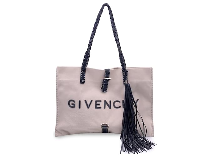 Bolso shopper Givenchy Beige Lienzo  ref.1258521