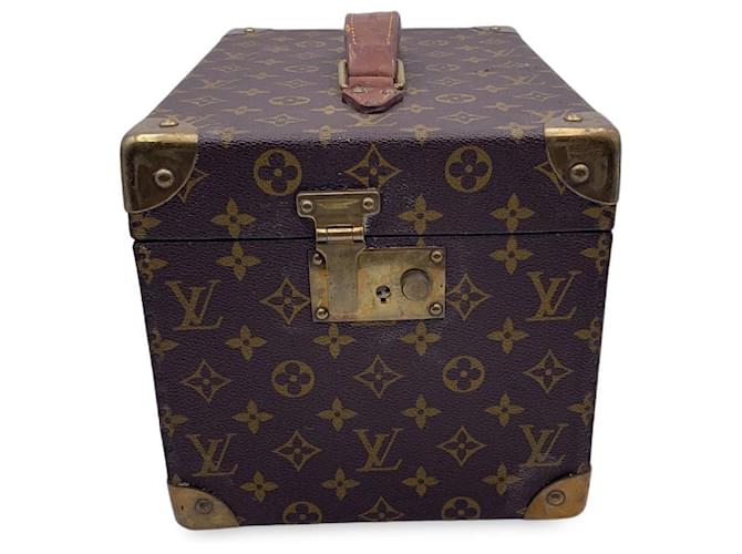 Louis Vuitton Equipaje Vintage Boite Flacons Castaño Lienzo  ref.1258524