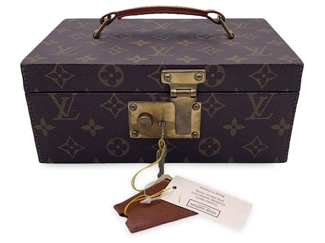 Louis Vuitton Valigeria Vintage Boite a Tout Marrone Tela  ref.1258526