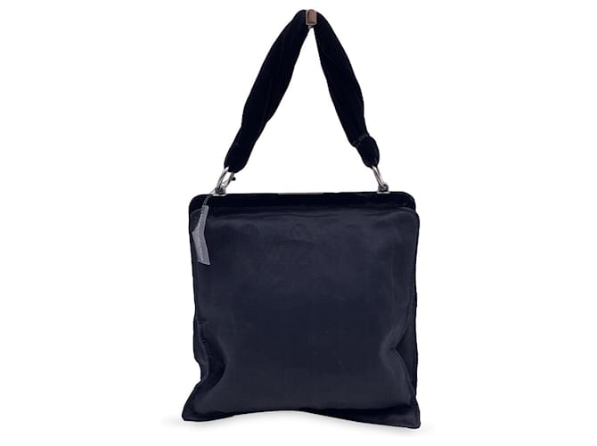 Yves Saint Laurent Handbag - Black Cloth  ref.1258540