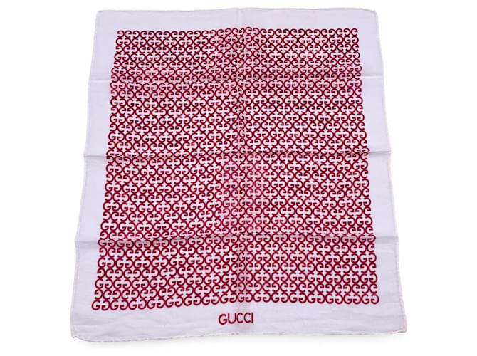 gucci scarf Red Cotton  ref.1258552
