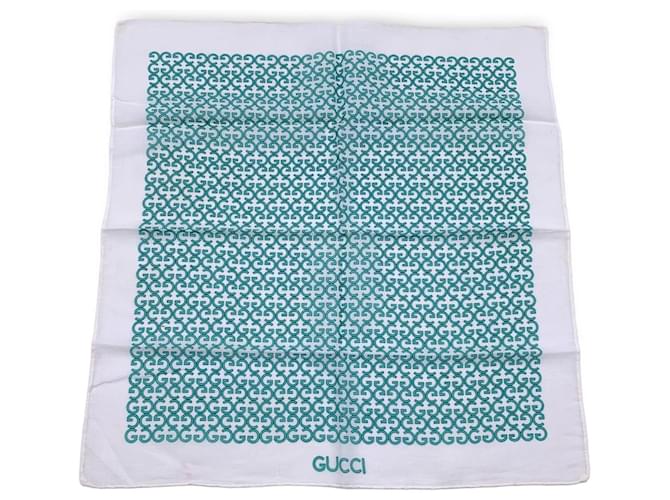gucci scarf Green Cotton  ref.1258557