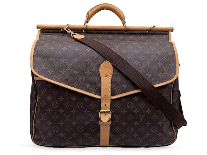 Louis Vuitton Luggage Vintage Chasse Brown Cloth  ref.1258560