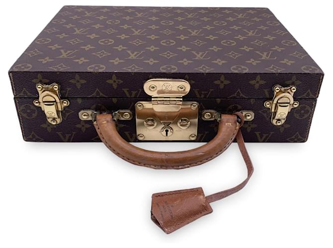 Louis Vuitton Luggage Boite Bijoux Brown Cloth  ref.1258585
