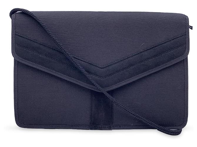 Yves Saint Laurent Shoulder Bag Vintage Black Cloth  ref.1258589
