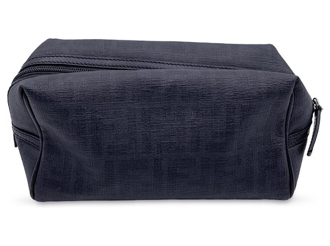 Zucca Fendi Clutch Bag Grey Cloth  ref.1258598