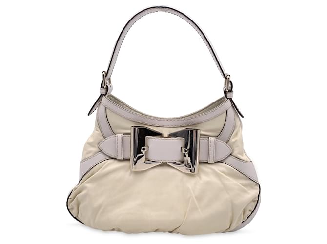 Gucci Hobos Queen White Leather  ref.1258599