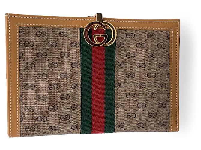 Gucci wallet Beige Cloth  ref.1258618