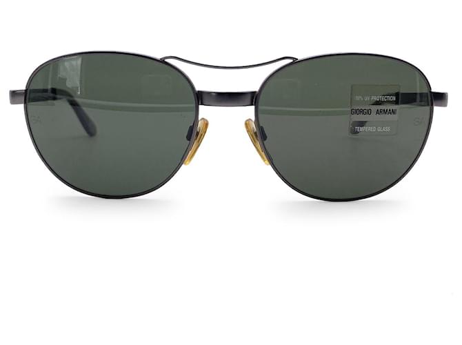 Sonnenbrille von Giorgio Armani Grau Metall  ref.1258626