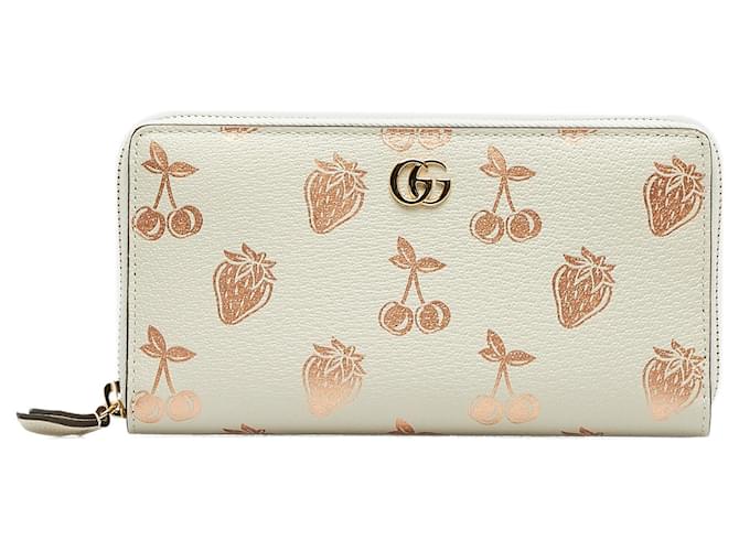 GUCCI Wallets White Leather  ref.1258663