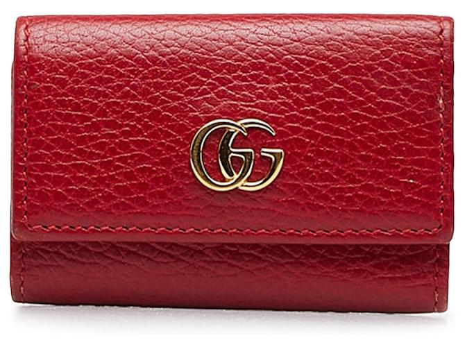 GUCCI Purses, wallets & cases Red Leather  ref.1258666