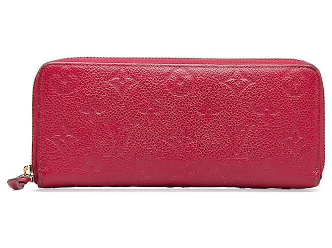 Louis Vuitton Wallets Red Leather  ref.1258672