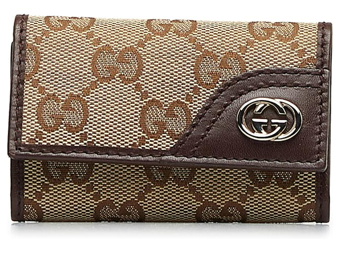 GUCCI Purses, wallets & cases Brown Leather  ref.1258675