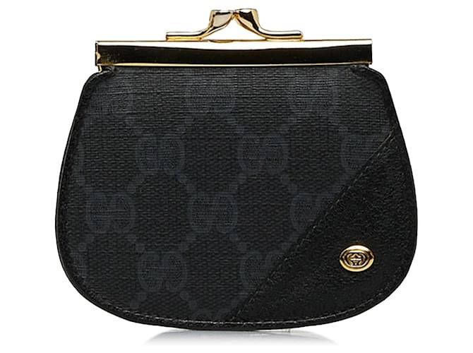 GUCCI Clutch bags Other Black Leather  ref.1258682