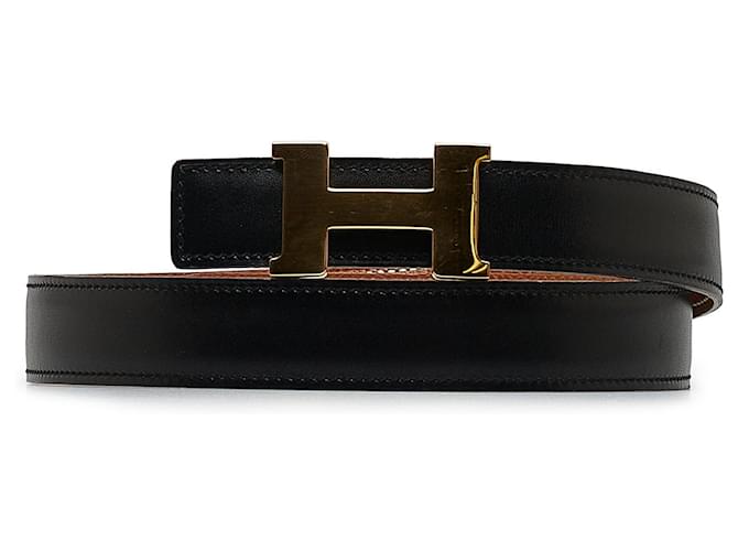 Hermès HERMES Belts Black Leather  ref.1258694