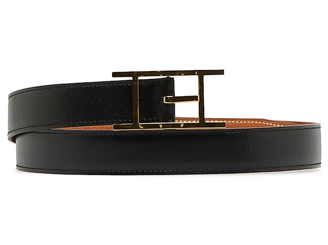 Hermès HERMES Belts Black Leather  ref.1258695
