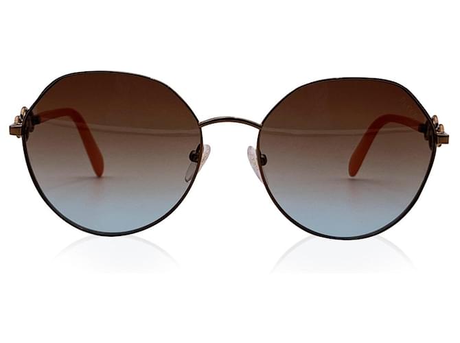 Óculos de sol Emilio Pucci Marrom Metal  ref.1258722