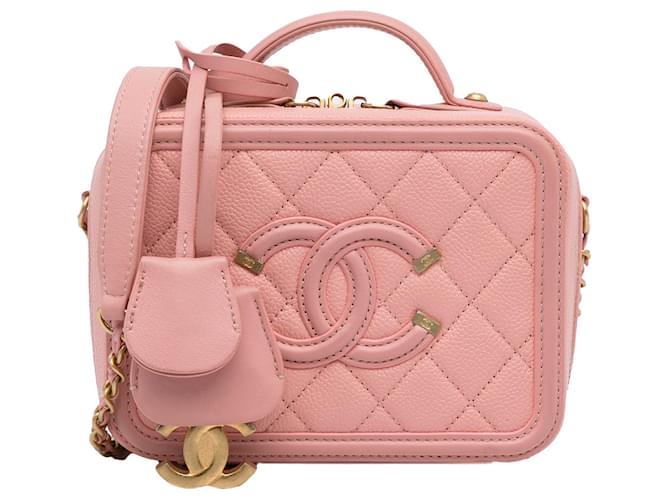 CHANEL Handbags Pink Leather  ref.1258739