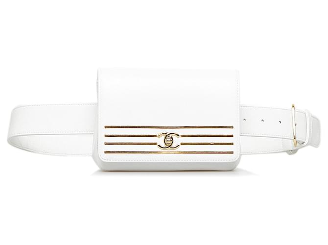 CHANEL Handbags Other White Leather  ref.1258756