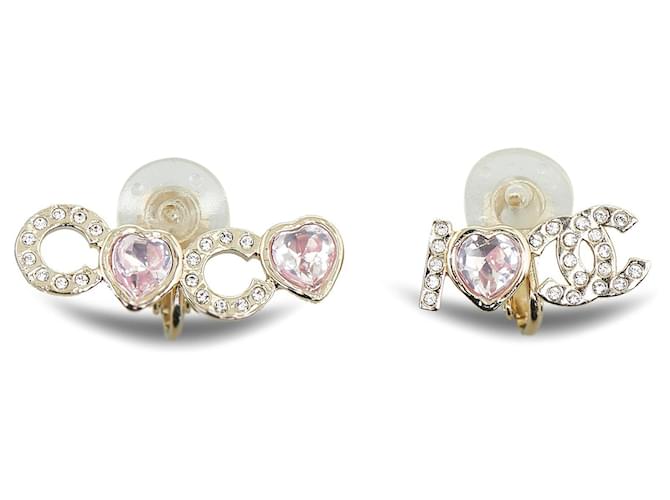 Chanel earrings Golden Metal  ref.1258764
