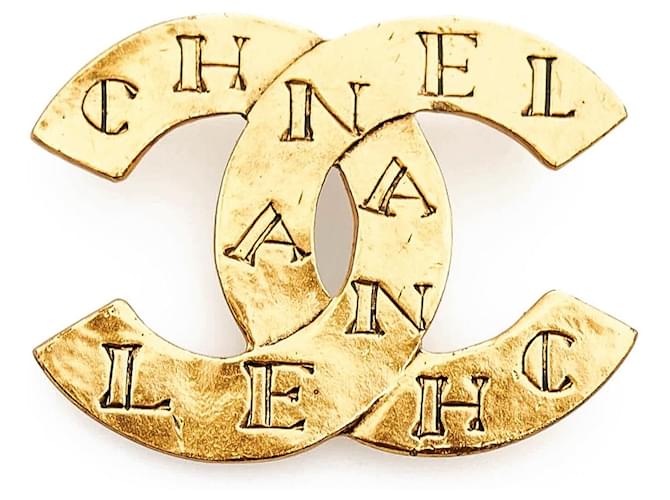 CHANEL Pins & brooches Golden Metal  ref.1258776