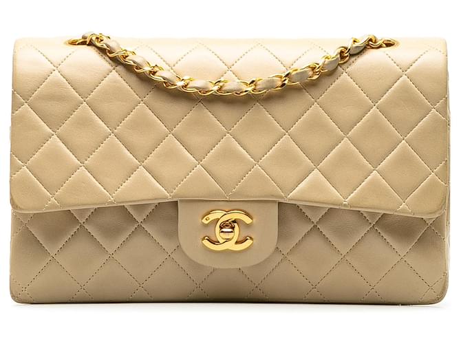 CHANEL Handbags Timeless/classique Brown Leather  ref.1258789
