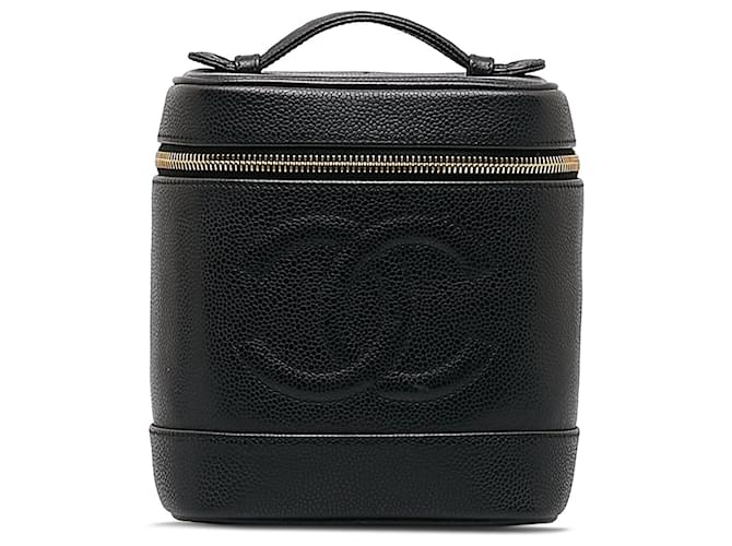 Vanity CHANEL Handbags Black Leather  ref.1258852