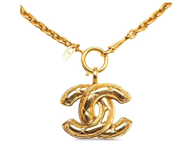 Chanel Necklaces Golden Metal  ref.1258885