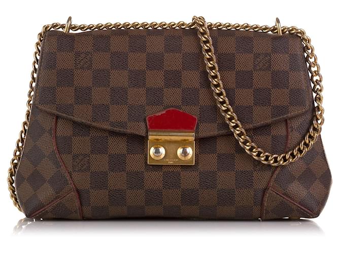 LOUIS VUITTON Handbags Brown Cloth  ref.1258889