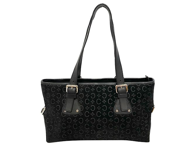 Céline CELINE Handbags Other Black Linen  ref.1258921