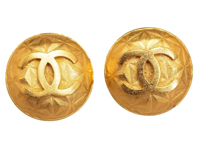 Orecchini Chanel D'oro Metallo  ref.1258931