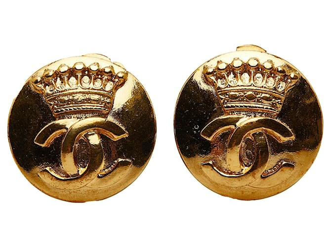 Pendientes de Chanel Dorado Metal  ref.1258950