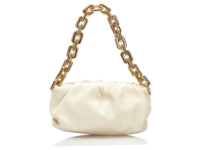 BOTTEGA VENETA Handbags White Leather  ref.1258951