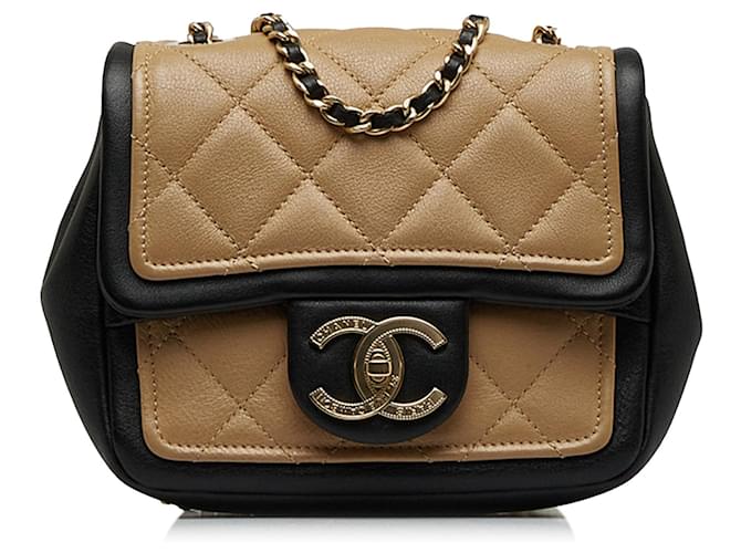 CHANEL Handbags Timeless/classique Brown Leather  ref.1258988