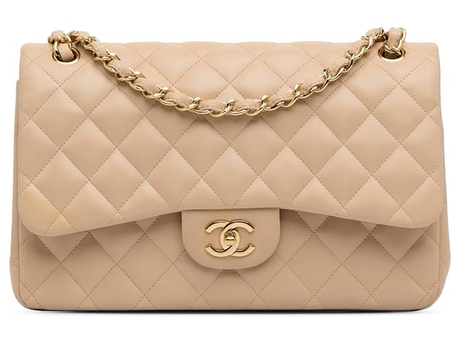CHANEL Handbags Timeless/classique Brown Leather  ref.1258994
