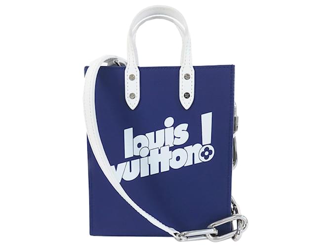 LOUIS VUITTON Bolsas Outros Azul Couro  ref.1259031