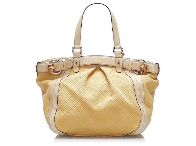 GUCCI Handbags Brown Cloth  ref.1259036