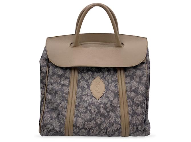 Yves Saint Laurent Handbag Vintage Grey Cloth  ref.1259074