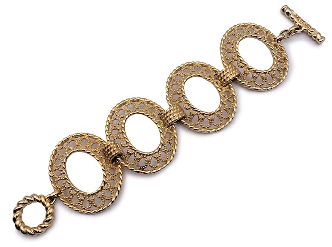 Christian Dior Armband Golden Metall  ref.1259092