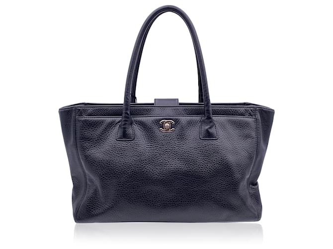 Chanel Tote Bag Executive Black Leather  ref.1259096