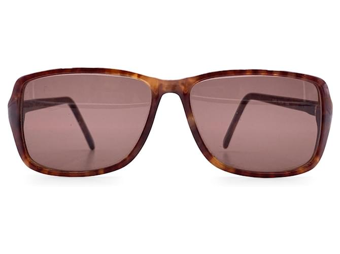 Óculos de sol Yves Saint Laurent Marrom Plástico  ref.1259116