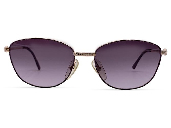 Óculos de sol Christian Dior Dourado Metal  ref.1259158