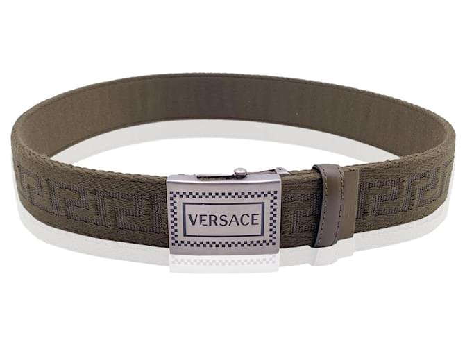 Versace belt Green Cloth  ref.1259220