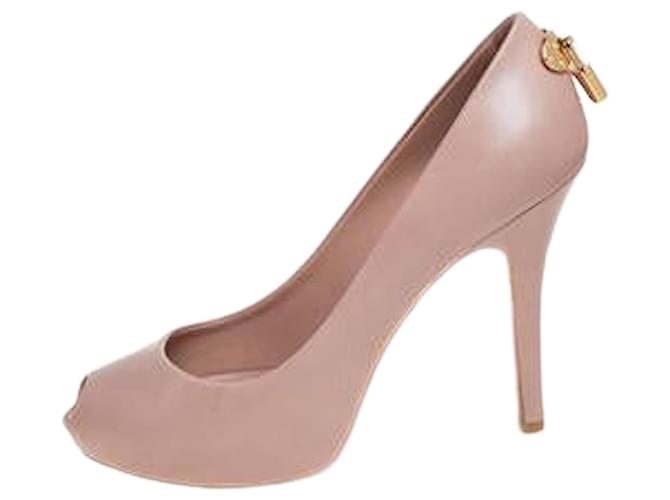 Louis Vuitton heels Pink Leather  ref.1259246