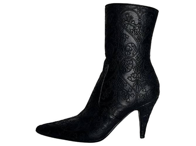 Prada boots Black Leather  ref.1259254