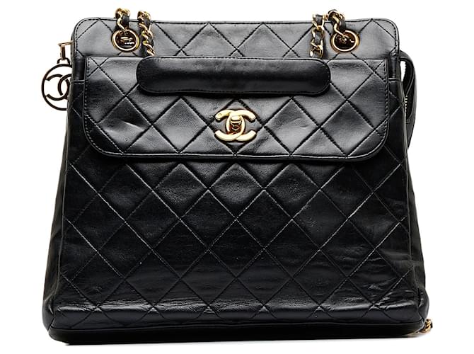 CHANEL Handbags Trendy CC Shoulder Black Linen  ref.1259276