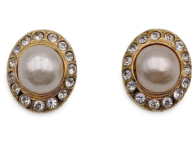 Chanel earrings Golden Metal  ref.1259296