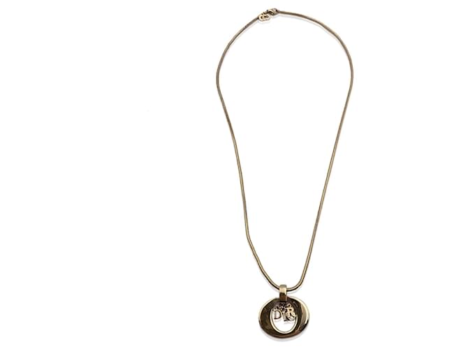 Christian Dior Necklace Golden Metal  ref.1259299